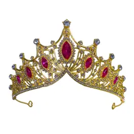 Coronita aurie cu cristale fuchsia - Anyta Cooking