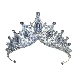 Coronita argintie cu cristale albe - Anyta Cooking