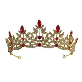 Coronita aurie cu frunze si pietricele rosii - Anyta Cooking