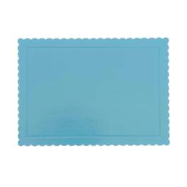Disc Tort Rectangular Extra Tare 3mm gros - ALBASTRU BEBE - 25 X 35  CM