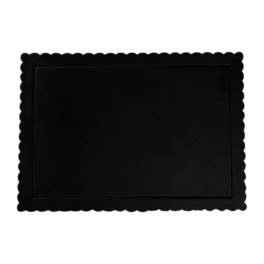 Disc Tort Rectangular Extra Tare 3mm gros - NEGRU - 25 X 35  CM