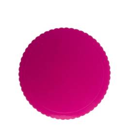 Disc tort rotund ondulat, fucsia - 25 CM x 3 MM - Dekora
