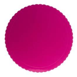 Disc tort rotund ondulat, fucsia - 35 CM x 3 MM - Dekora
