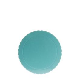 Disc tort rotund ondulat, turcoaz - 20 CM x 3 MM - Dekora