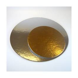 Discuri pentru Tort Argintiu/Auriu  – 30CM - FunCakes