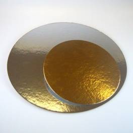 Discuri pentru Tort Argintiu/Auriu – 35CM - FunCakes