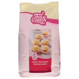 Mix pentru crema de unt cu bezea elvetiana - 4 kg - FunCakes