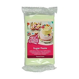 Fondant / Pasta de zahar - VERDE DESCHIS (PASTEL) - 250g - FunCakes