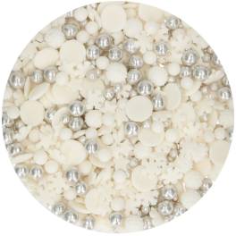 Decor din zahar – Sprinkle Medley Winter - 50g - Funcakes