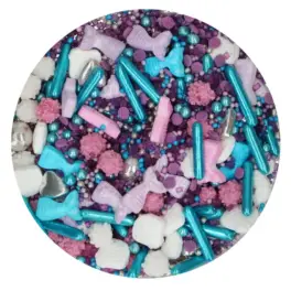 Perle / Perlute din zahar 3D - Sprinkle Medley - MIRACLE MERMAID - 70 GR - Funcakes
