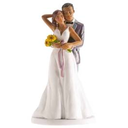 Figurină de tort nuntă – Cuplu căsătorit în Roma - 18 cm - Dekora