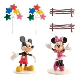 Figurină tort - Mickey&amp;Minnie- 40x240x170 mm-Dekora