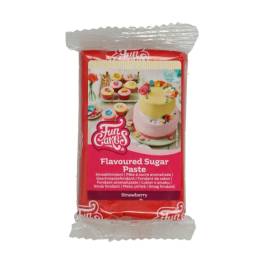 Fondant aromat - STRAWBERRY- 250 G - Funcakes