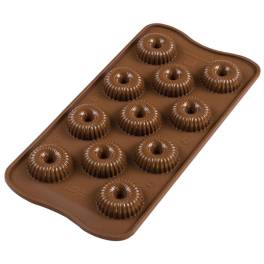 Formă silicon ciocolată- Choco Crown -Silikomart