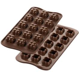 Formă silicon ciocolată- Choco Game -Silikomart