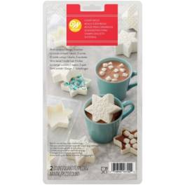 Forma 3D din plastic pentru ciocolata - FULG DE NEA - 6 cm - Wilton - Anyta Cooking