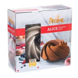 Forma antiaderenta din aluminiu - ALICE -  ø 24 xh 10 cm - Decora