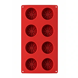 Forma / Mulaj din silicon - Lamai felii - 6 cm diametrul, adancime 2 cm - Cesil