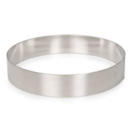 Forma rotunda inox inoxidabil- Ø 20 CM - Patisse