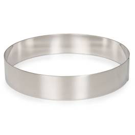 Forma rotunda inox inoxidabil- Ø 24 CM - Patisse