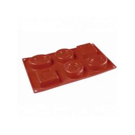 Forma Silicon Geometrie 8x7x2.3cm- Pavoni