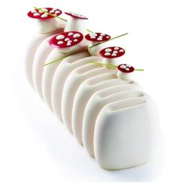 Forma Silicon Tort 3D Creme-25x8.4x7.5cm-Pavoni - Anyta Cooking