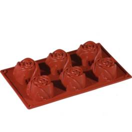 Forma Silicon Trandafiri-7.5x4cm-Pavoni