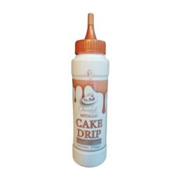 Glazura de ciocolata - CAKE DRIP - Bronz Metalizat - 250g -  Dr Gusto