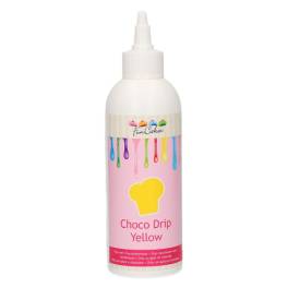 Glazura de ciocolata -CHOCO DRIP GALBEN-180 gr-Funcakes