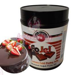 Glazura oglinda la rece cu aroma si culoare de CIOCOLATA - 1kg - Fojel