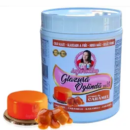  Glazura Oglinda la rece - cu gust si culoare de CARAMEL - 1 kg - Anyta Cooking