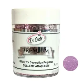 Glitter / Sclipici non-alimentar pentru decor - ROZ / Pink - 10g - SIM