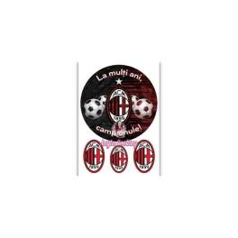 Imagine Comestibila " Fotbal1 AC MILAN " - Anyta Cooking