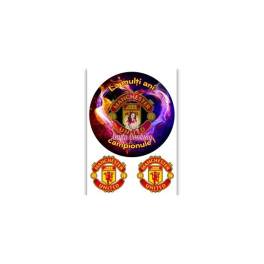 Imagine Comestibila " Fotbal30 MANCHESTER UNITED " - Anyta Cooking