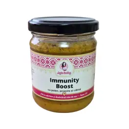 Immunity Boost 200g – Mix 100% natural cu miere, polen, cătină și propolis – Anyta Cooking
