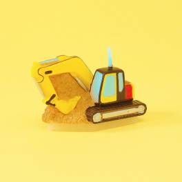 Lumânare Tort 3D - Escavator - Anyta Cooking