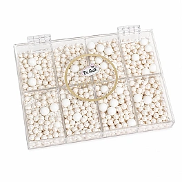 Mix Decor din Zahar/Sprinkles/Perlute - Alb/White - 200g - NR.4 - Dr Gusto