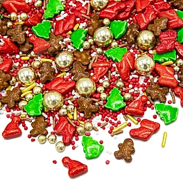 Mix Sprinkles - Santas Favourite -90 gr - Happy Sprinkles - Anyta Cooking