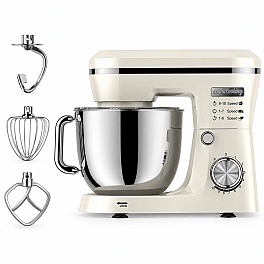 Mixer Planetar Retro Crem – 1500W-MAX, Bol Inox 4,5L, 10 Viteze - Anyta Cooking
