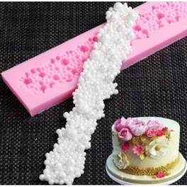 Mulaj din silicon - Banda de Perlute – 29 x 3 cm - Cesil - Anyta Cooking	