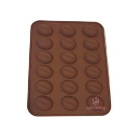 Mulaj din silicon - Boabe de Cafea - 2,5 x 3 cm - Cesil