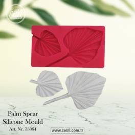 Mulaj din silicon - Frunza de palmier – 11 x 10 cm - Cesil - Anyta Cooking	