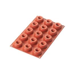 Mulaj din silicon - Mini Gogoase / Small Donuts - 4,5 cm x 1,8 cm - Silikomart
