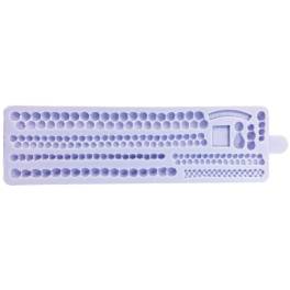 Mulaj din silicon - Banda Perle - PEARL BORDERS - 6,5 x 22 cm - Karen Davies