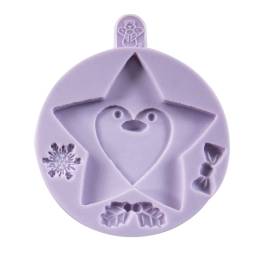 Mulaj din silicon - STEA&PINGUIN- 9 × 9 cm-Karen Davies - Anyta Cooking