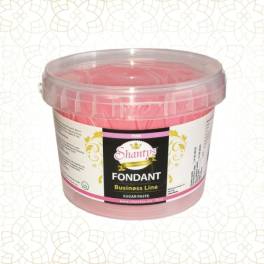 Pastă de zahăr (Fondant)-Business Line-Pink-1kg-Shantys