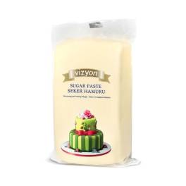 Pastă de zahăr (Fondant)  - CREM - 1kg - VIZYON