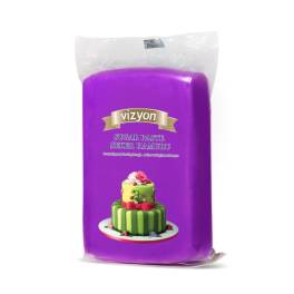 Pastă de zahăr (Fondant) - MOV INCHIS Magenta - 1kg - VIZYON
