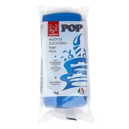 Pastă de zahăr (Fondant) pt acoperit și decor - ALBASTRU(Fara Gluten si Vegan)  - 1KG - MODECOR