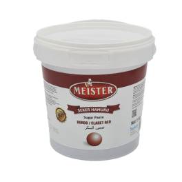 Pasta de Zahar (Fondant) - BORDO - 1 kg - Meister